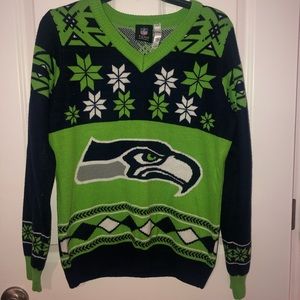 Seahawks holiday sweater